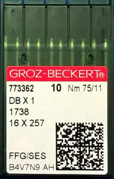 Иглы для трикотажа с тонкой колбой Groz-Beckert DBx1 №75 FFG/SES 1320733261 фото