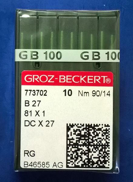 Голки Groz-Beckert для оверлока B27 №90RG 1321104261 фото