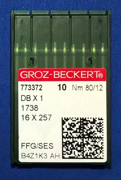 Голки для трикотажу з тонкою колбою Groz-Beckert DBx1 №80 FFG/SES 1320664861 фото