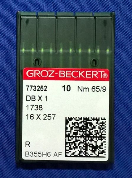 Иглы с тонкой колбой Groz-Beckert DBx1 №65R 1320845061 фото