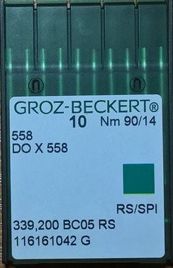 Иглы Groz-Beckert 558 (DOx558) №90RS для петельных машин 1604684861 фото
